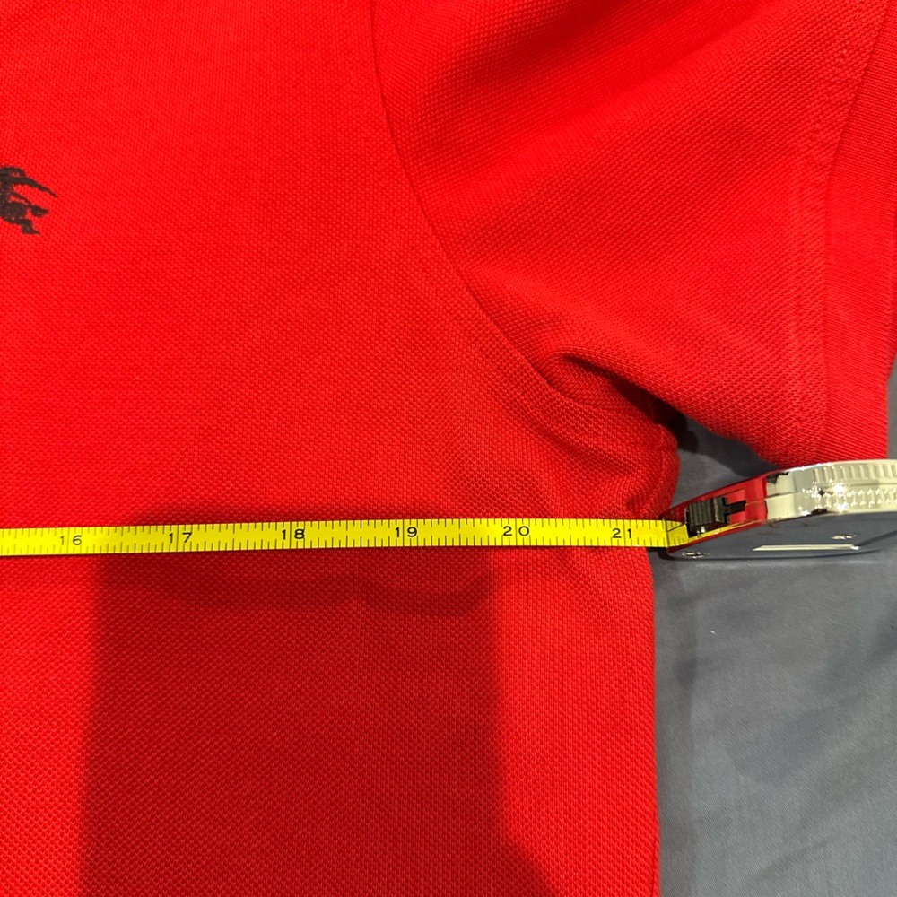 Burberry Red Polo Shirt - Picture 5 of 5